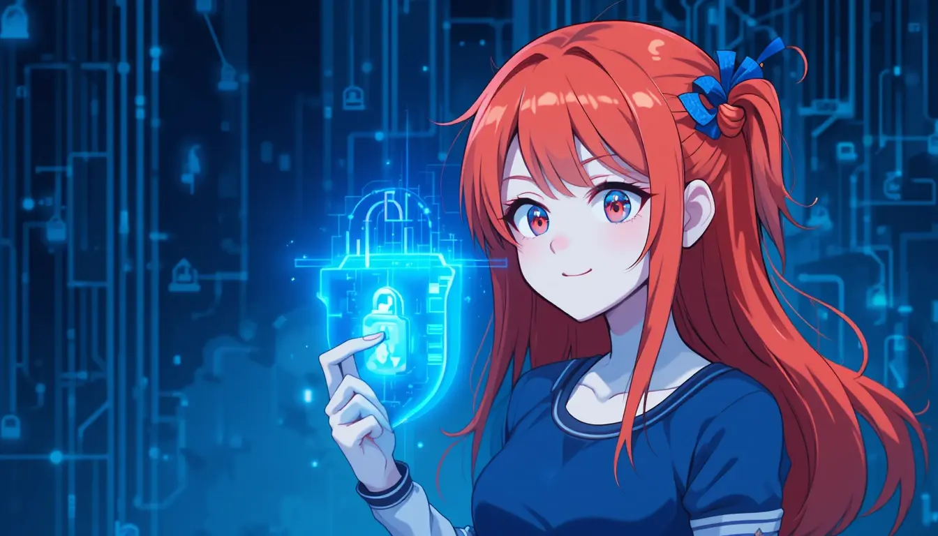 AI Cybersecurity anime