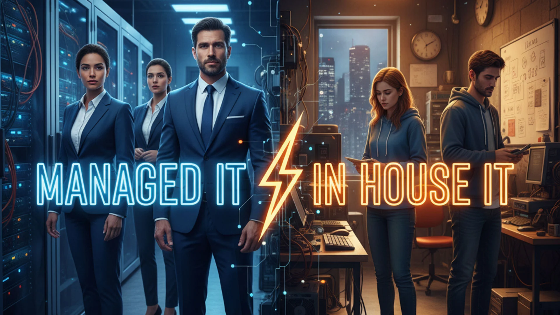 managed IT vs in-house IT for startups